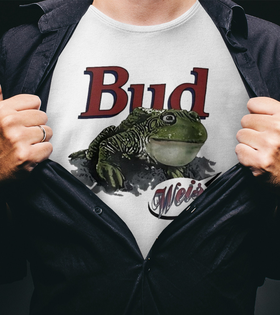 Budweiser Bud Weis Frog T-Shirt