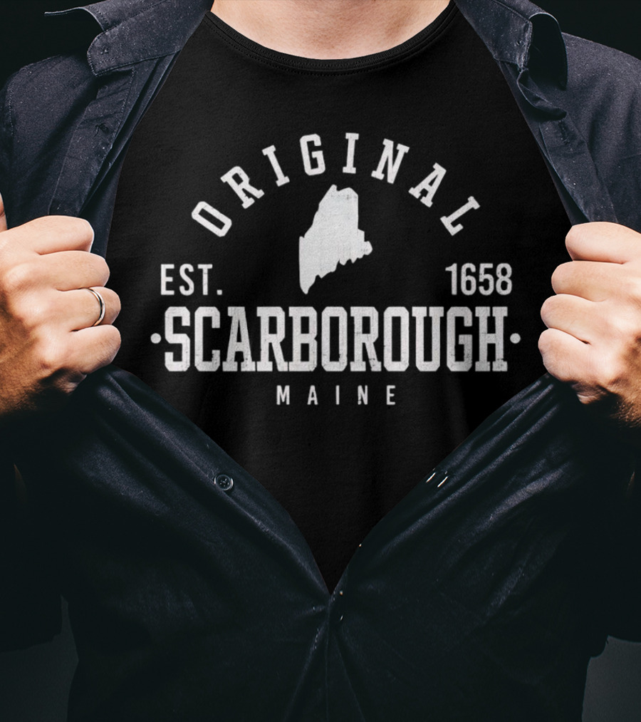 Original Scarborough Maine Est 1658 T-Shirt