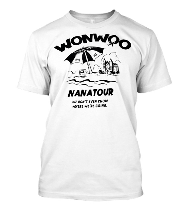 Wonwoo Nanatour Adventure We Don't Even Know Where We're Going T-Shirt