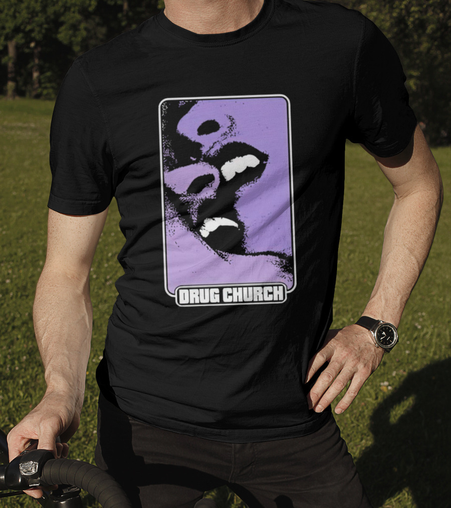 Drug Church Purple Lips Pure Noise T-Shirt