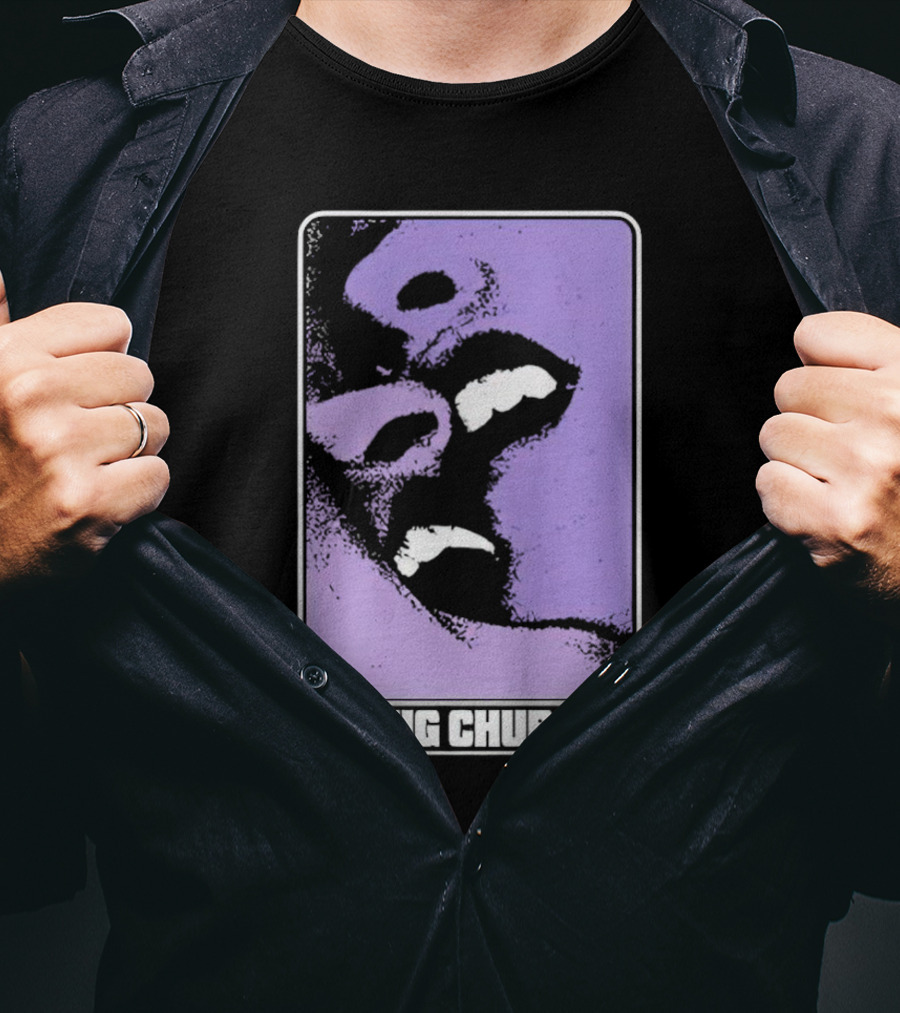 Drug Church Purple Lips Pure Noise T-Shirt