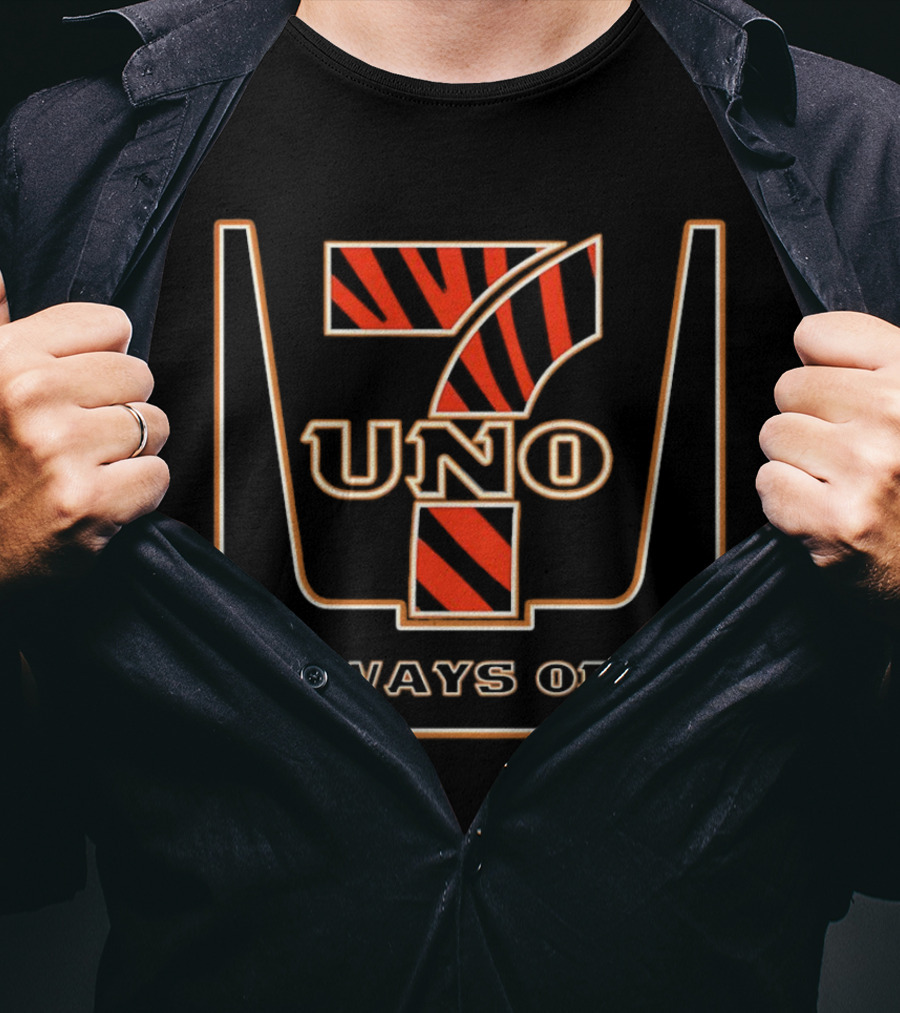 Uno Always Open 7 Bengals T-Shirt