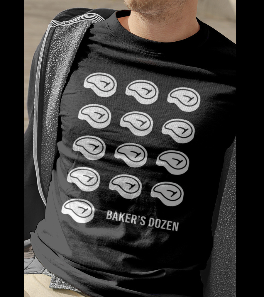 Baker’s Dozen Steak Illustration Dr Shawn Baker T-Shirt