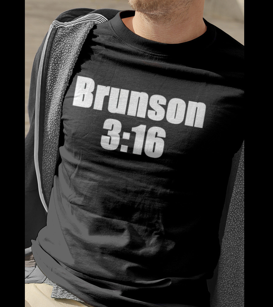 Brunson 3 16 Parody Joe Rogan Reference T-Shirt