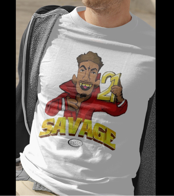Savage 21 PWC Cartoon Character T-Shirt