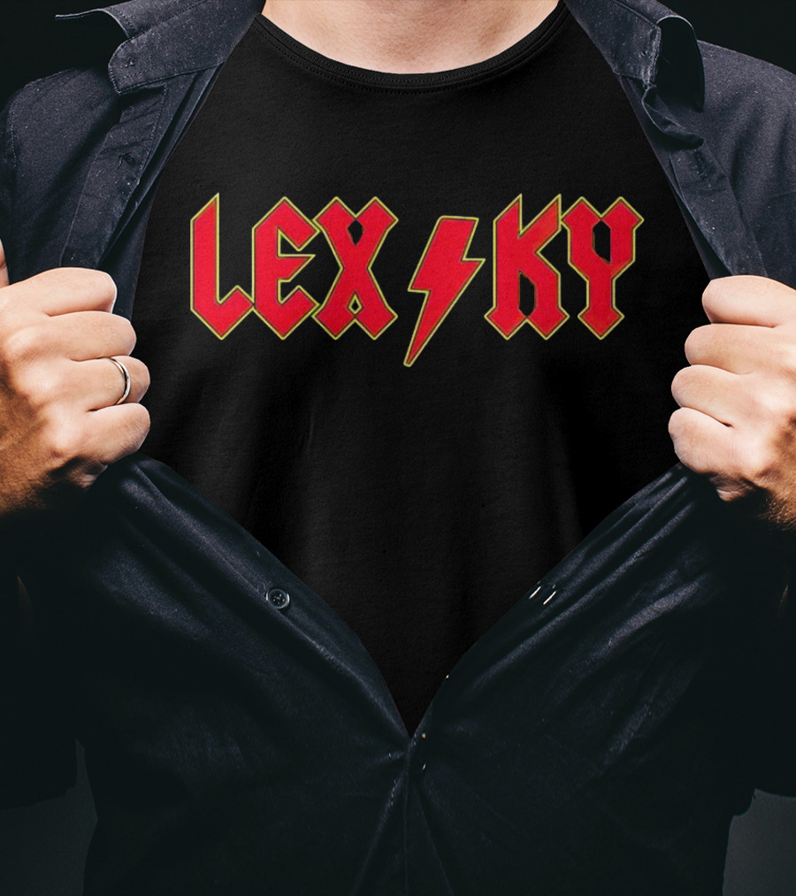 LEX KY Lightning Bolt Rock T-Shirt