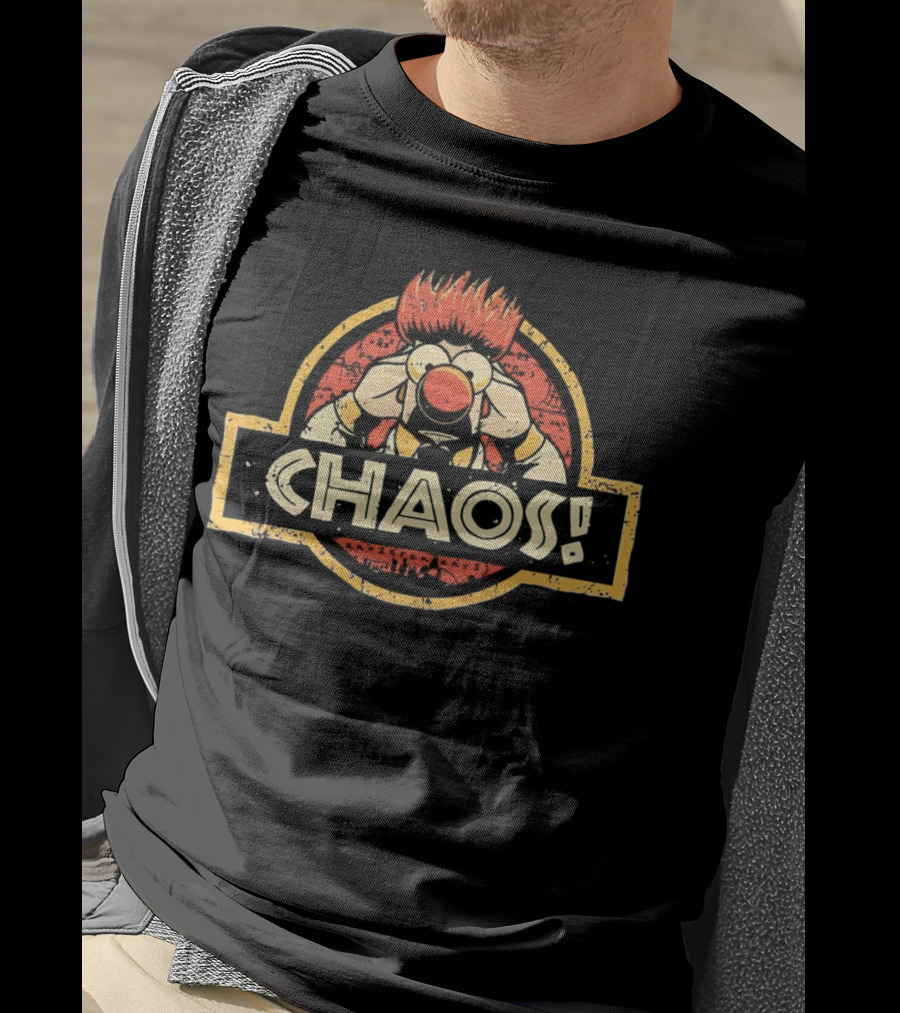 Jurassic Park Chaos Beaker Muppet T-Shirt