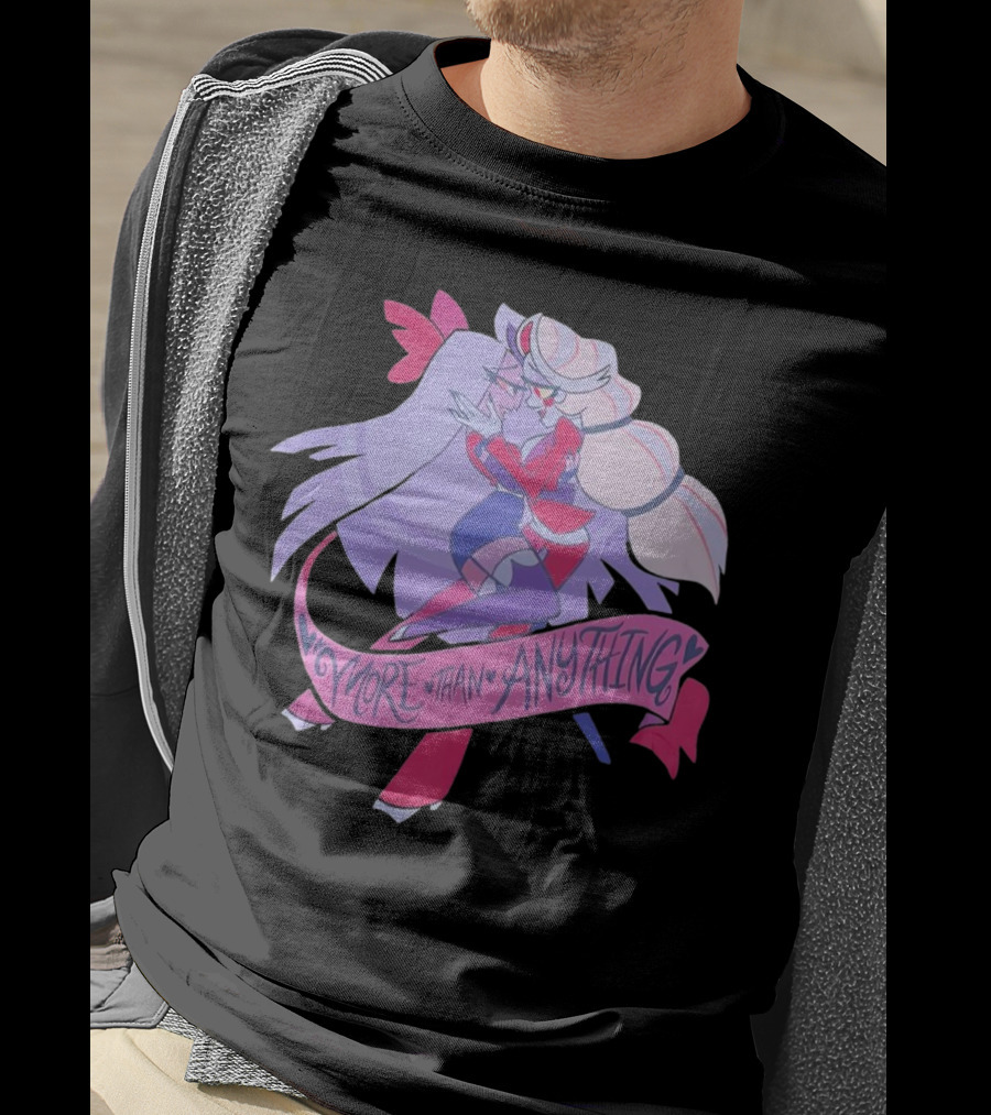 Charlie And Vaggie Hazbin Hotel More Than Anything T-Shirt