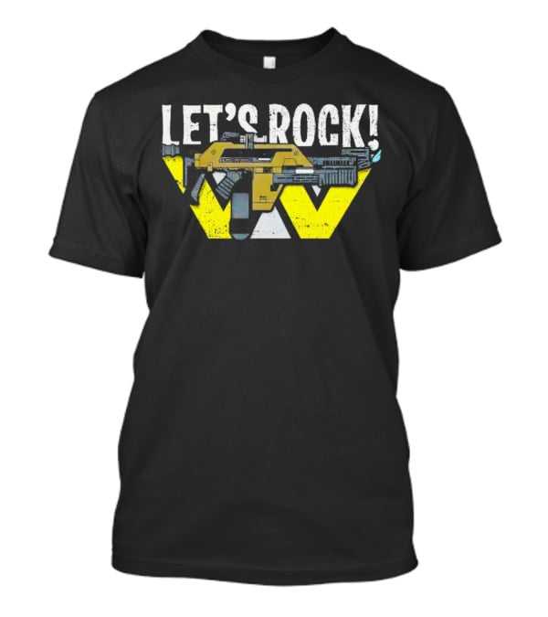 LET'S ROCK Aliens Weyland Yutani Pulse Rifle T-Shirt