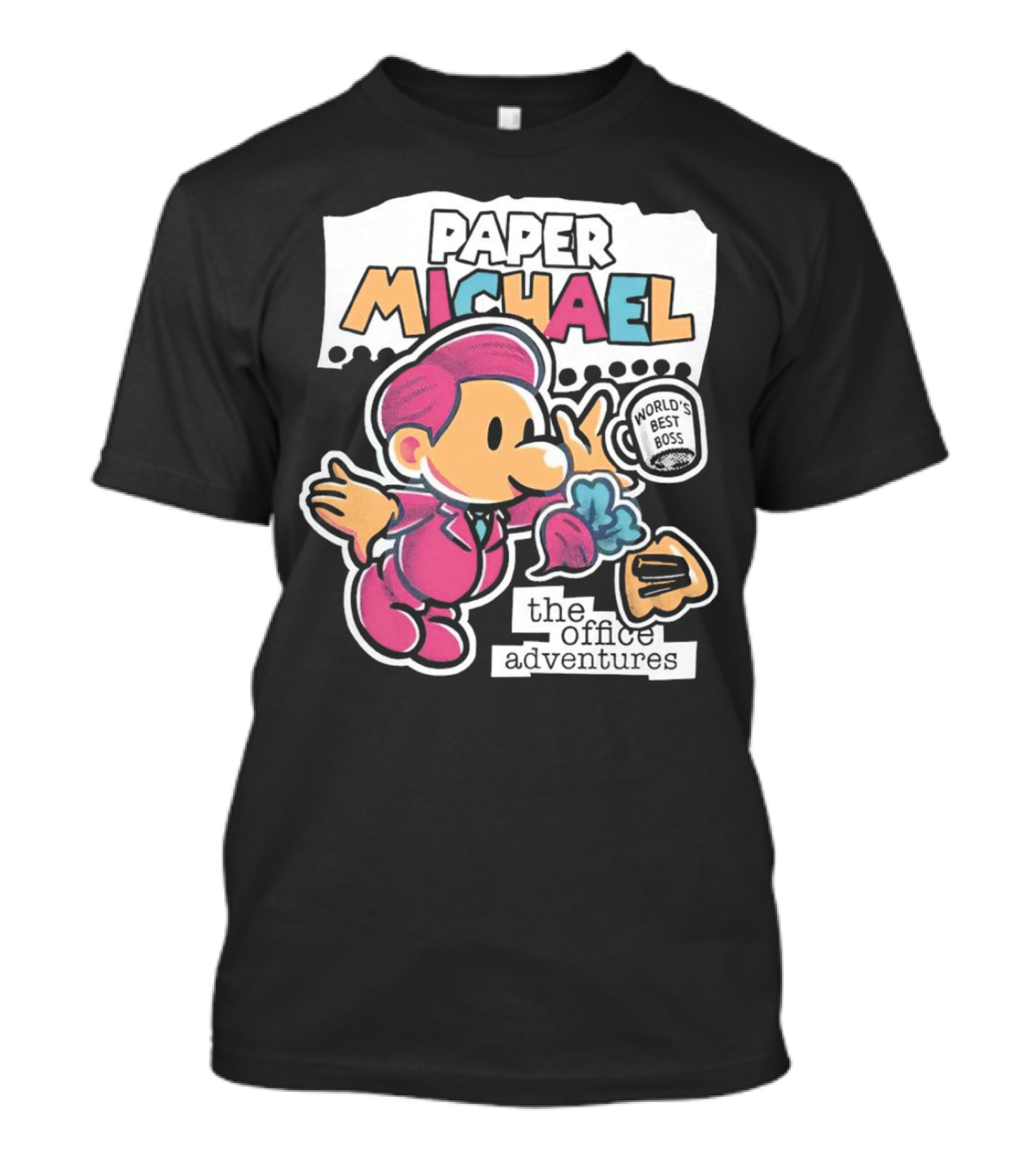 Paper Michael World's Best Boss The Office Adventures T-Shirt