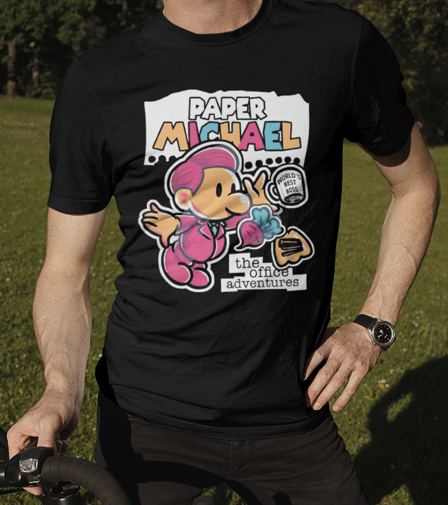 Paper Michael World's Best Boss The Office Adventures T-Shirt