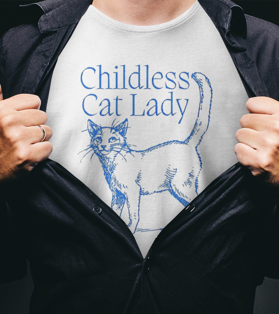 Childless Cat Lady Feline T-Shirt