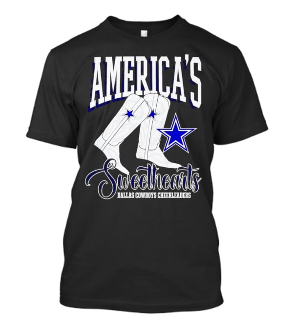 America's Sweethearts Dallas Cowboys Cheerleaders Boots T-Shirt