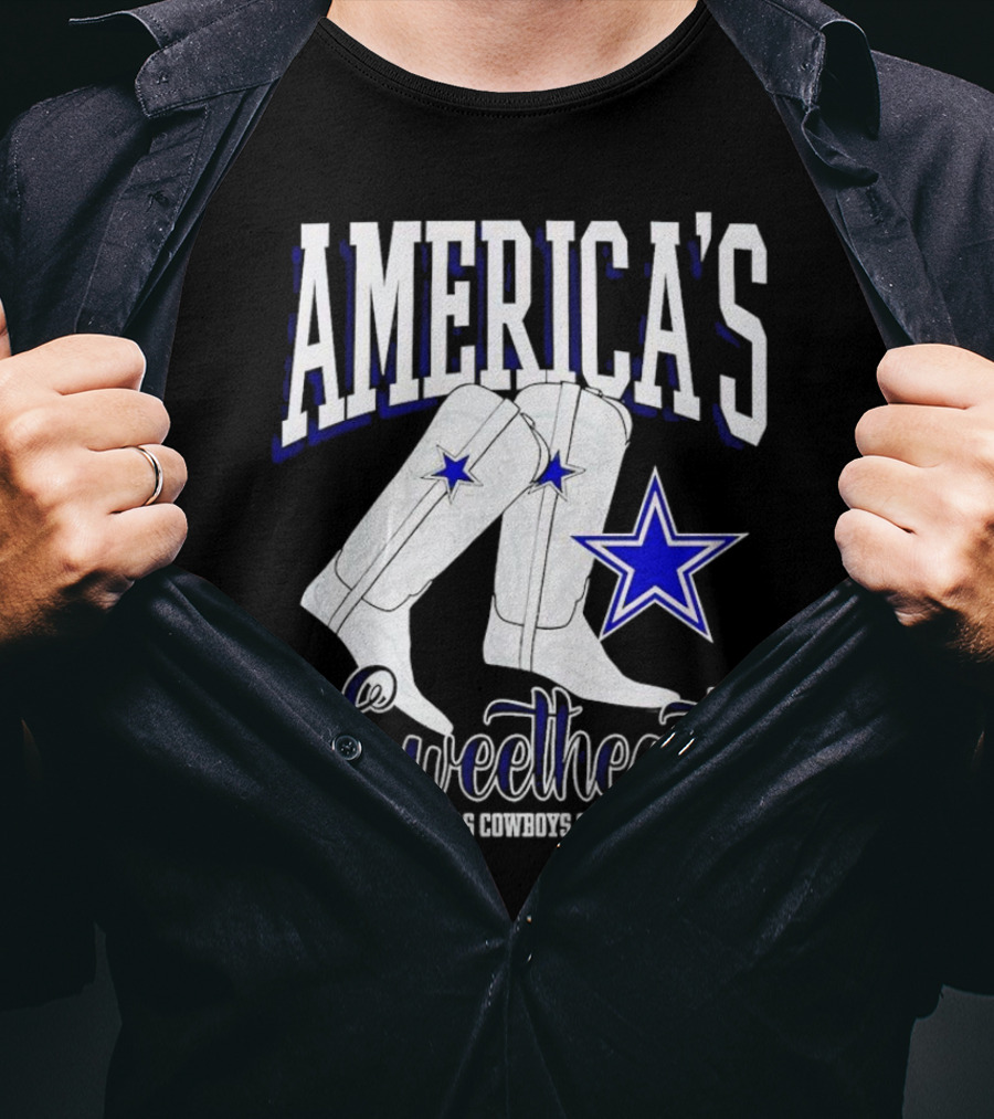 America's Sweethearts Dallas Cowboys Cheerleaders Boots T-Shirt