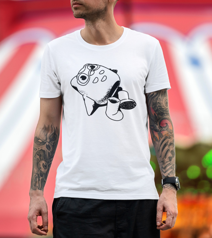 Duolingo Store Disgruntled Duo Owl with Boots T-Shirt