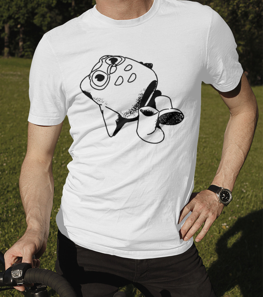 Duolingo Store Disgruntled Duo Owl With Boots T-Shirt