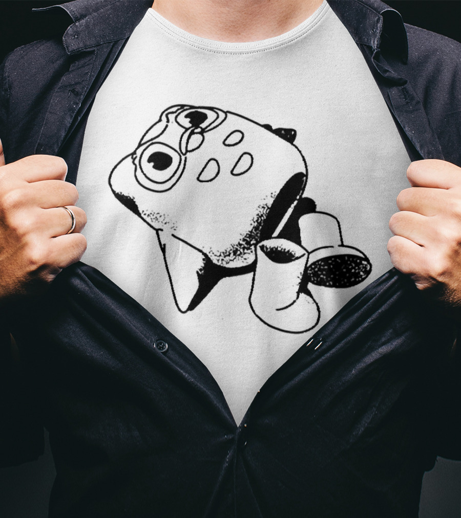 Duolingo Store Disgruntled Duo Owl With Boots T-Shirt