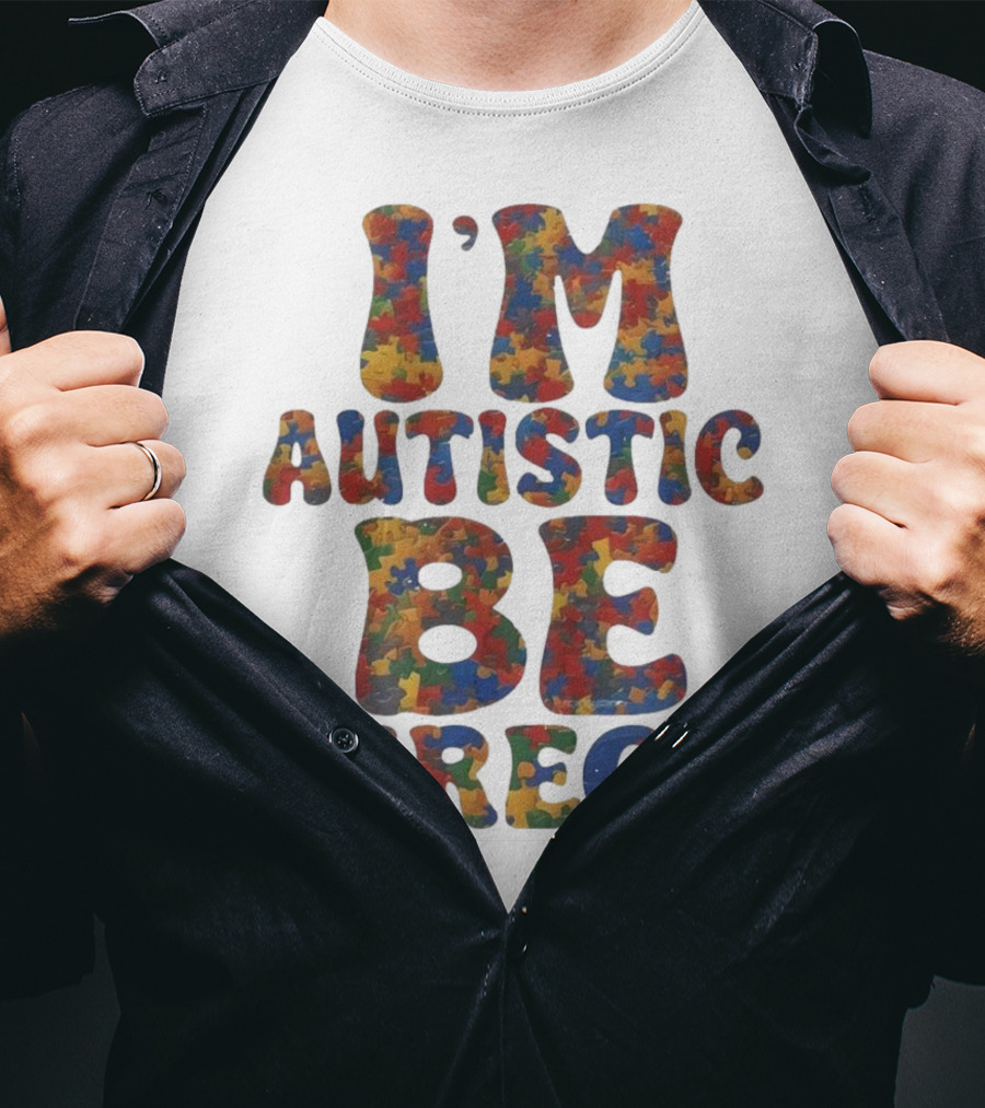I’m Autistic Be Direct Puzzle T-Shirt