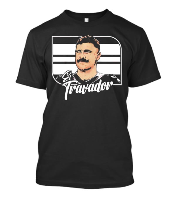 Travis Kelce El Travador NFL Football Player Caricature T-Shirt