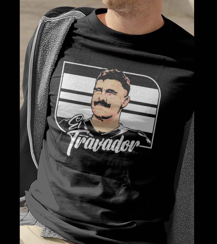 Travis Kelce El Travador NFL Football Player Caricature T-Shirt