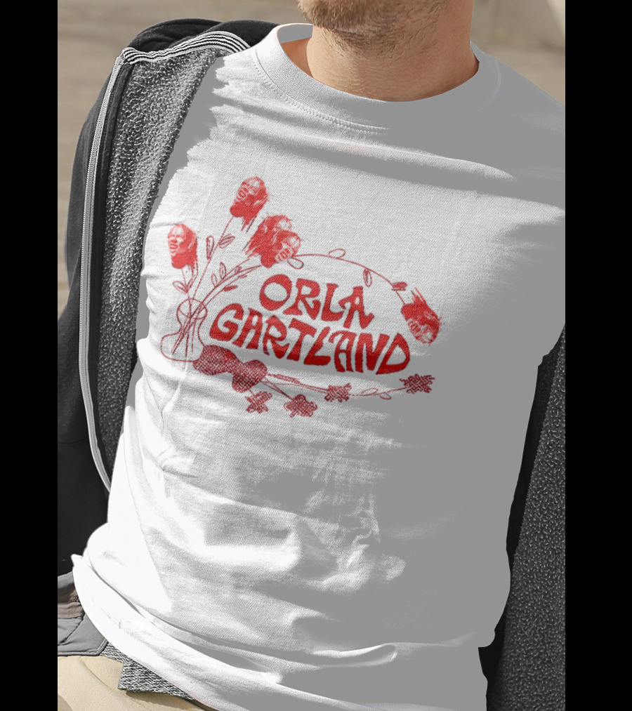 Orla Gartland Floral Red Faces T-Shirt