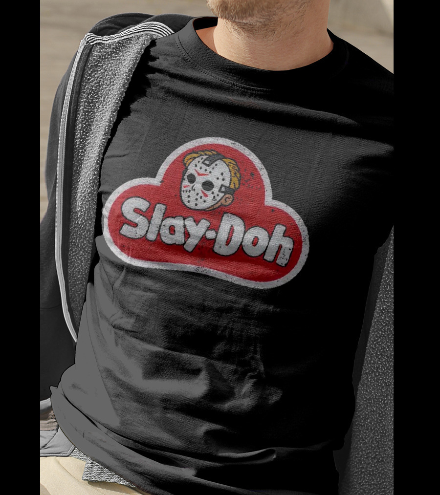 Slay-Doh Jason Mask Horror T-Shirt