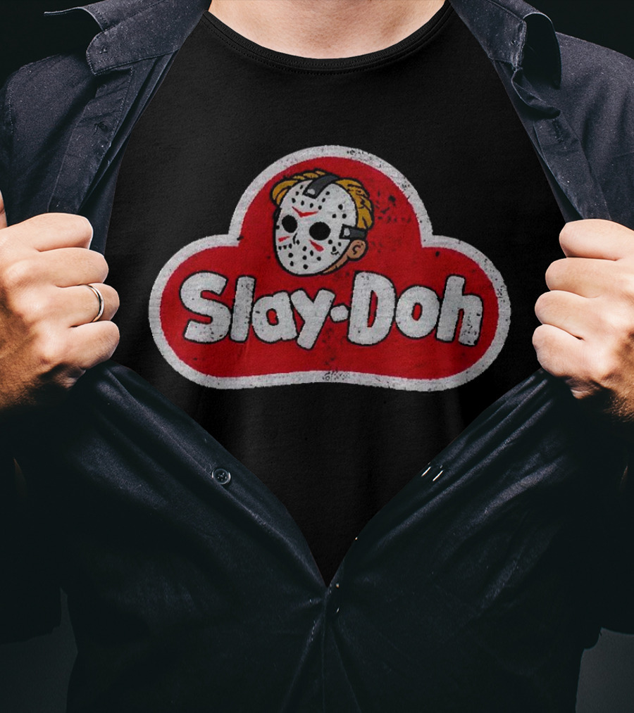 Slay-Doh Jason Mask Horror T-Shirt