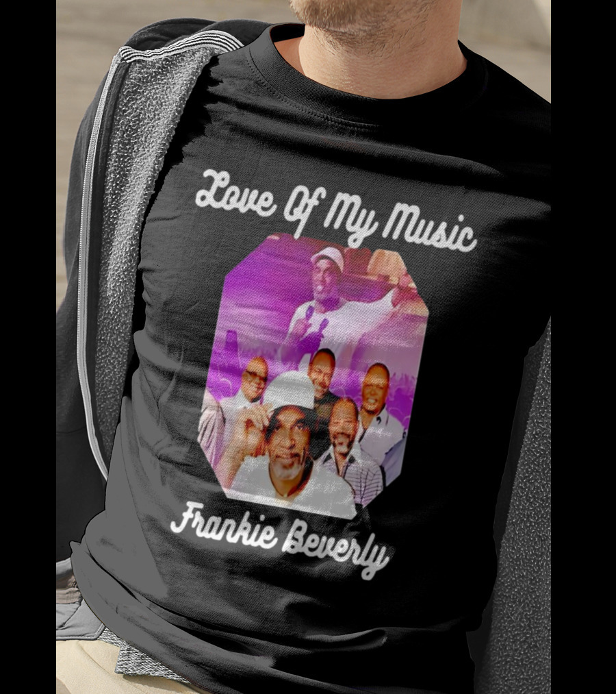 Love Of My Music Frankie Beverly Concert Band Image T-Shirt