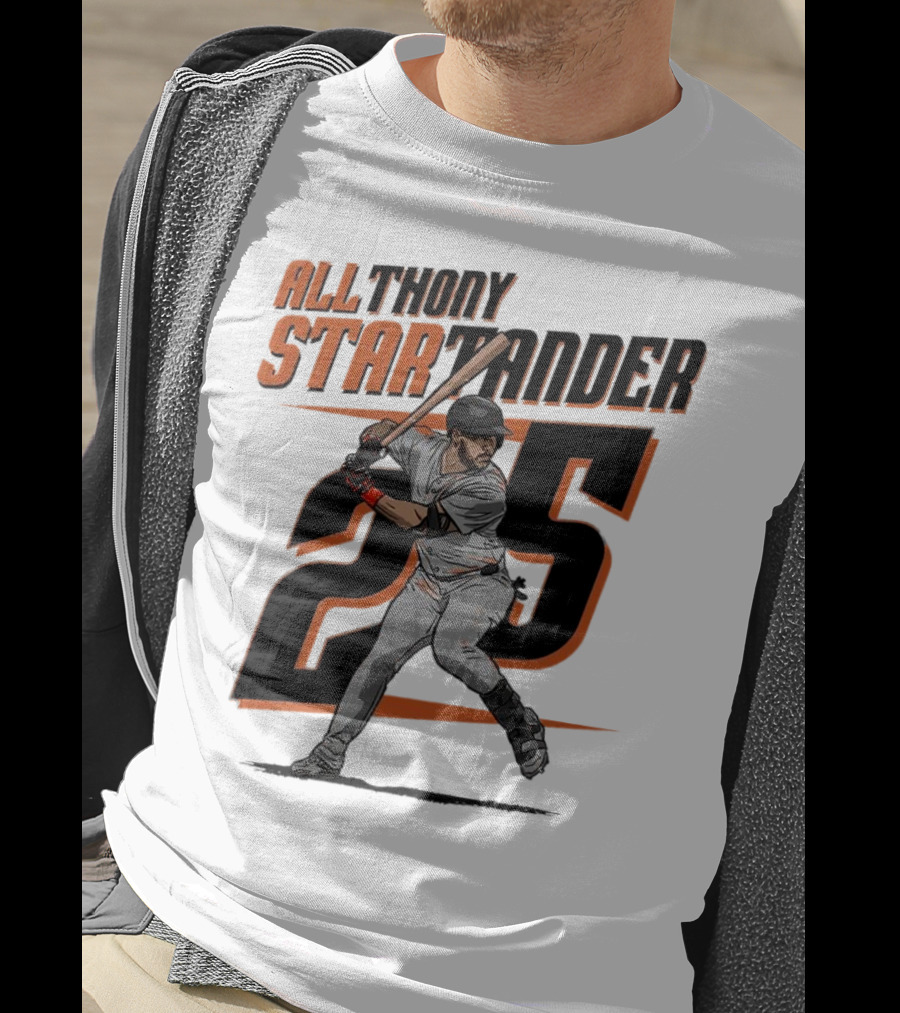 Anthony Santander All-Star Baseball Player Number 25 Baltimore T-Shirt