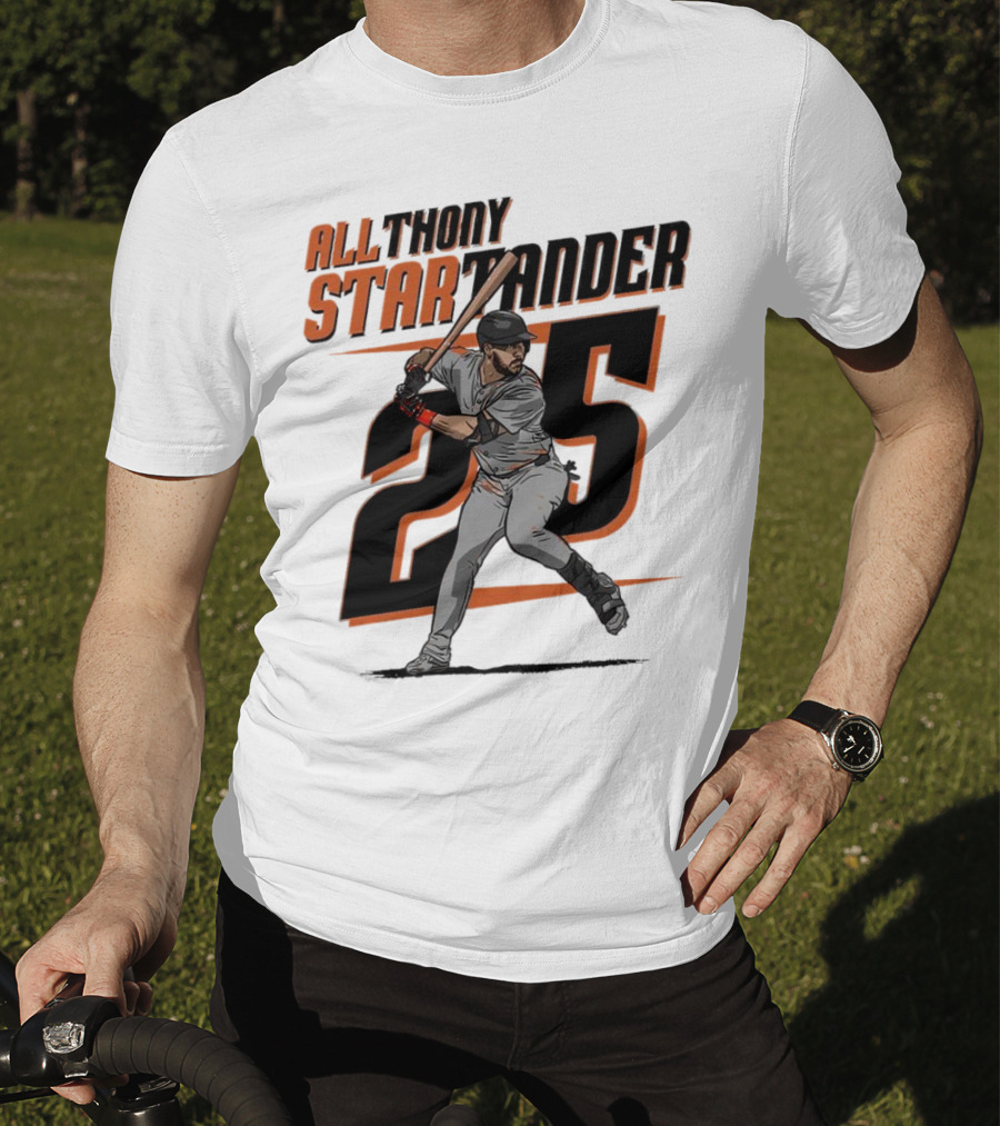 Anthony Santander All-Star Baseball Player Number 25 Baltimore T-Shirt