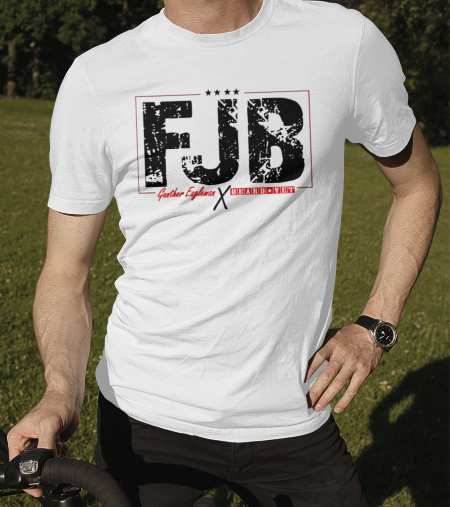 FJB Gunther Eagleman Beard Vet Collaboration Stars T-Shirt