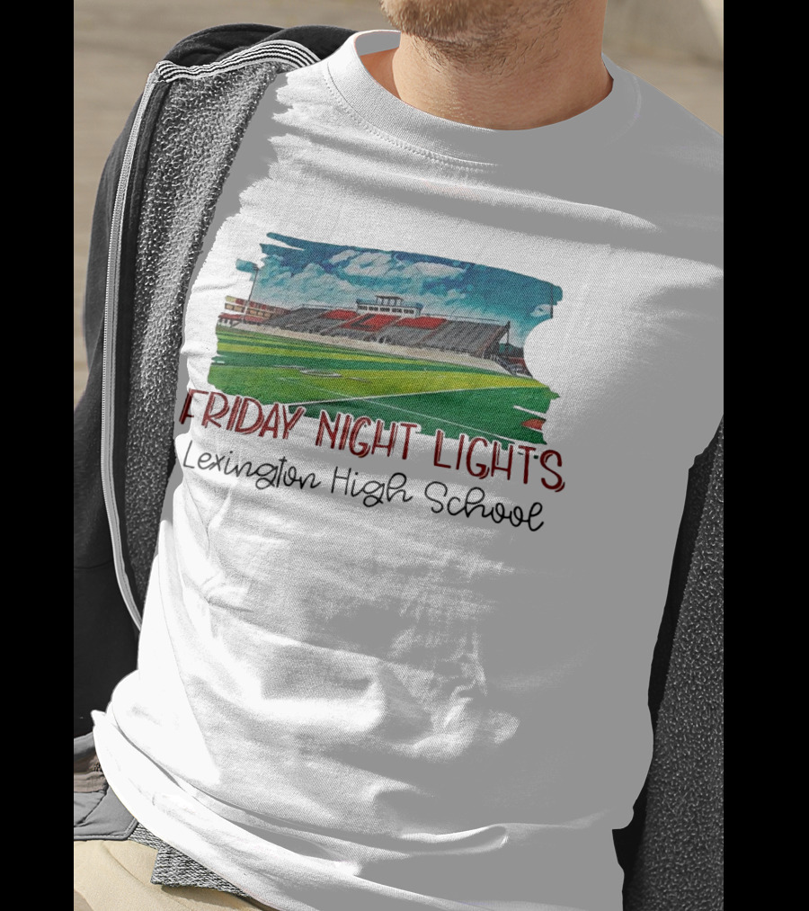 Friday Night Lights Lexington High School Football Stadium T-Shirt