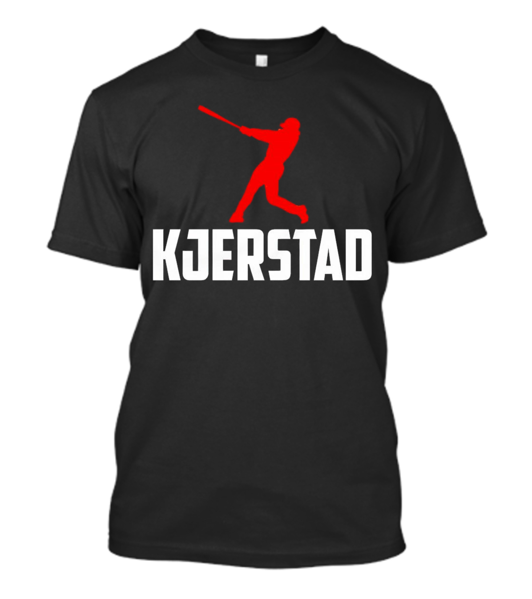 Kjerstad Baseball Player Silhouette Baltimore Orioles T-Shirt