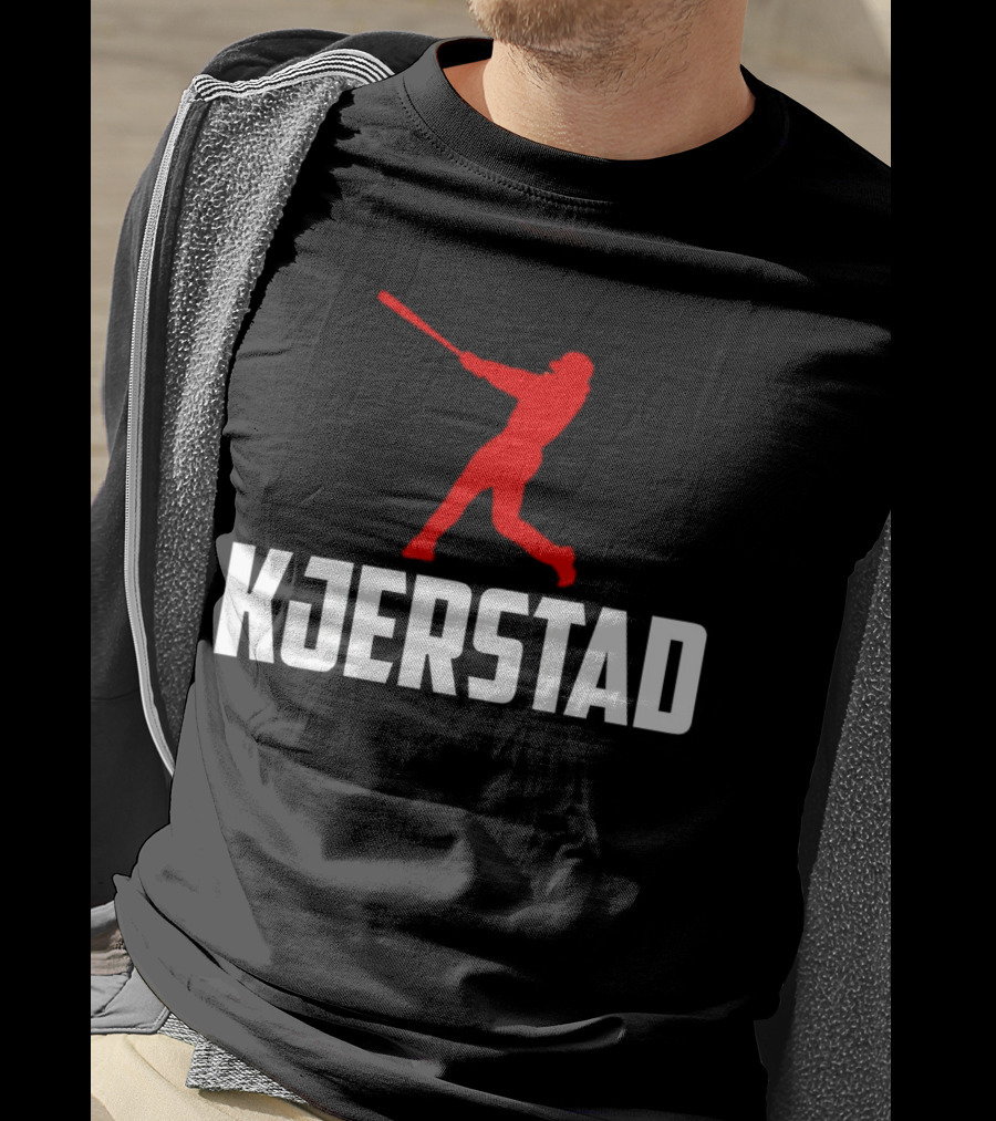 Kjerstad Baseball Player Silhouette Baltimore Orioles T-Shirt