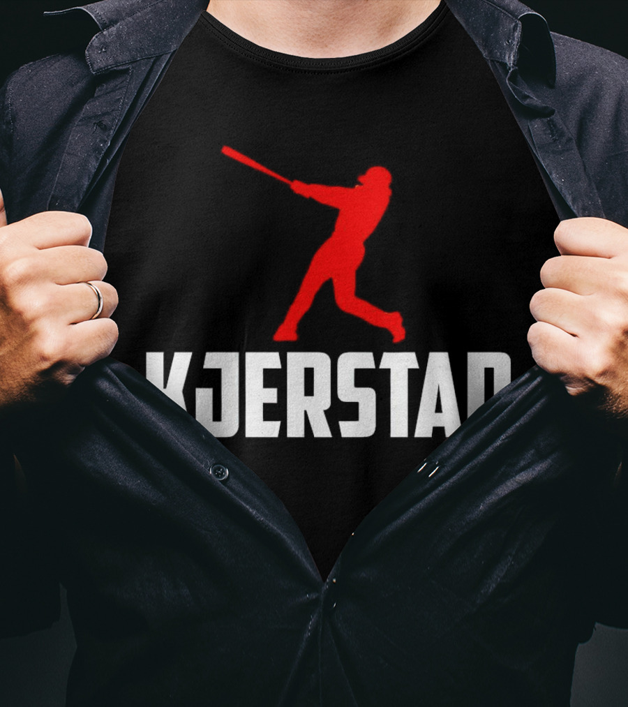 Kjerstad Baseball Player Silhouette Baltimore Orioles T-Shirt