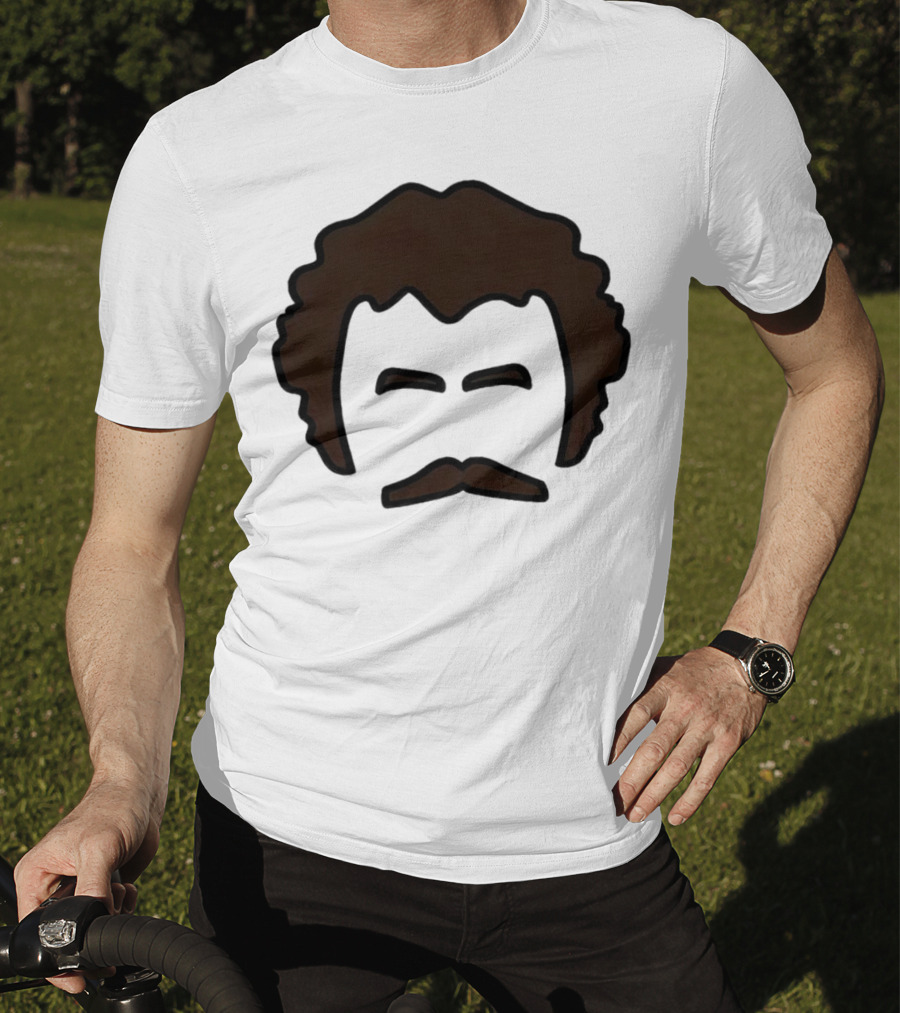 John Oates Mustache Hair T-Shirt