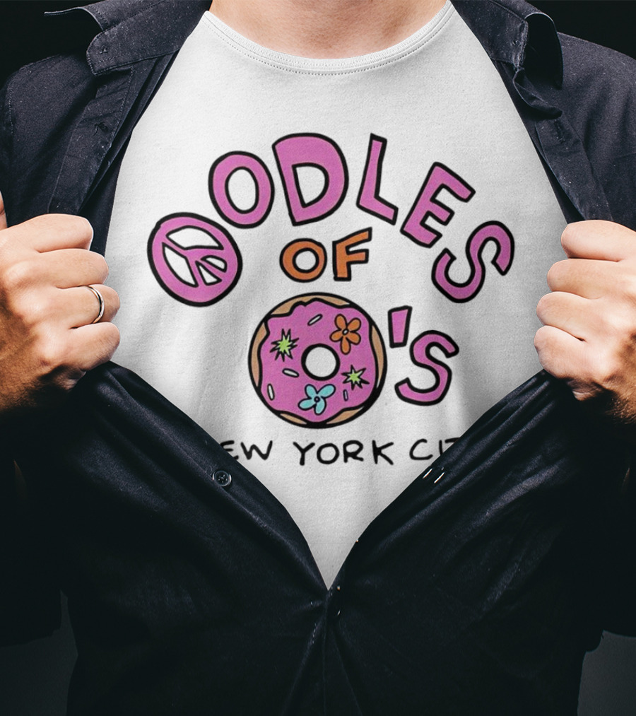 Oodles Of O’s Peace Donut New York City T-Shirt