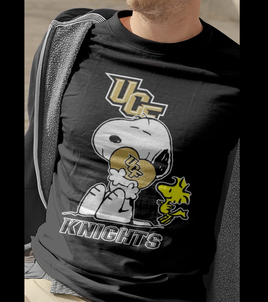 Snoopy And Woodstock UCF Knights Football Team Spirit T-Shirt