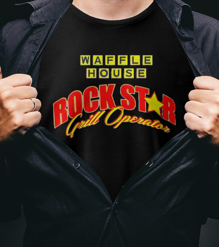 Waffle House Rock Star Grill Operator T-Shirt
