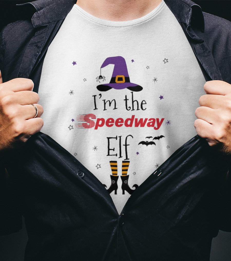 I’m The Speedway Elf Witch Halloween T-Shirt