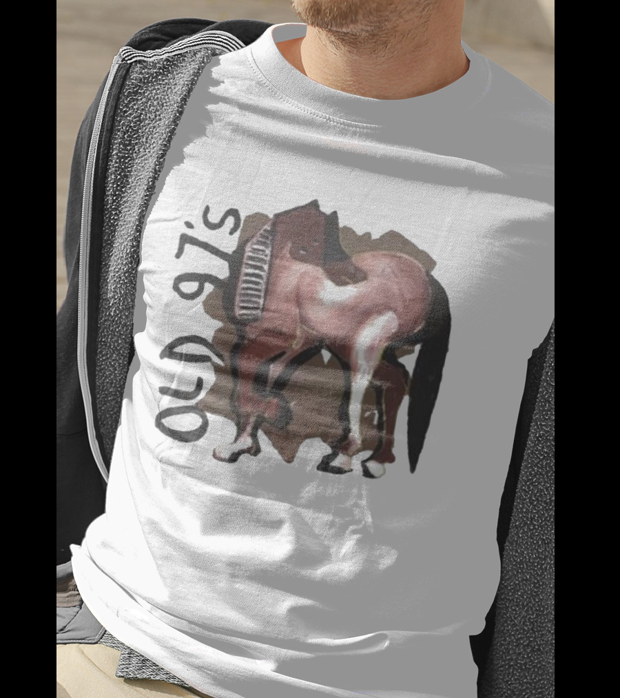 Old 97’s Abstract Horse Painting American Primitive T-Shirt
