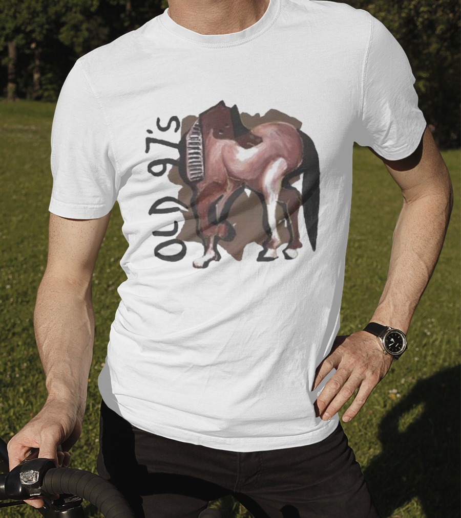 Old 97’s Abstract Horse Painting American Primitive T-Shirt