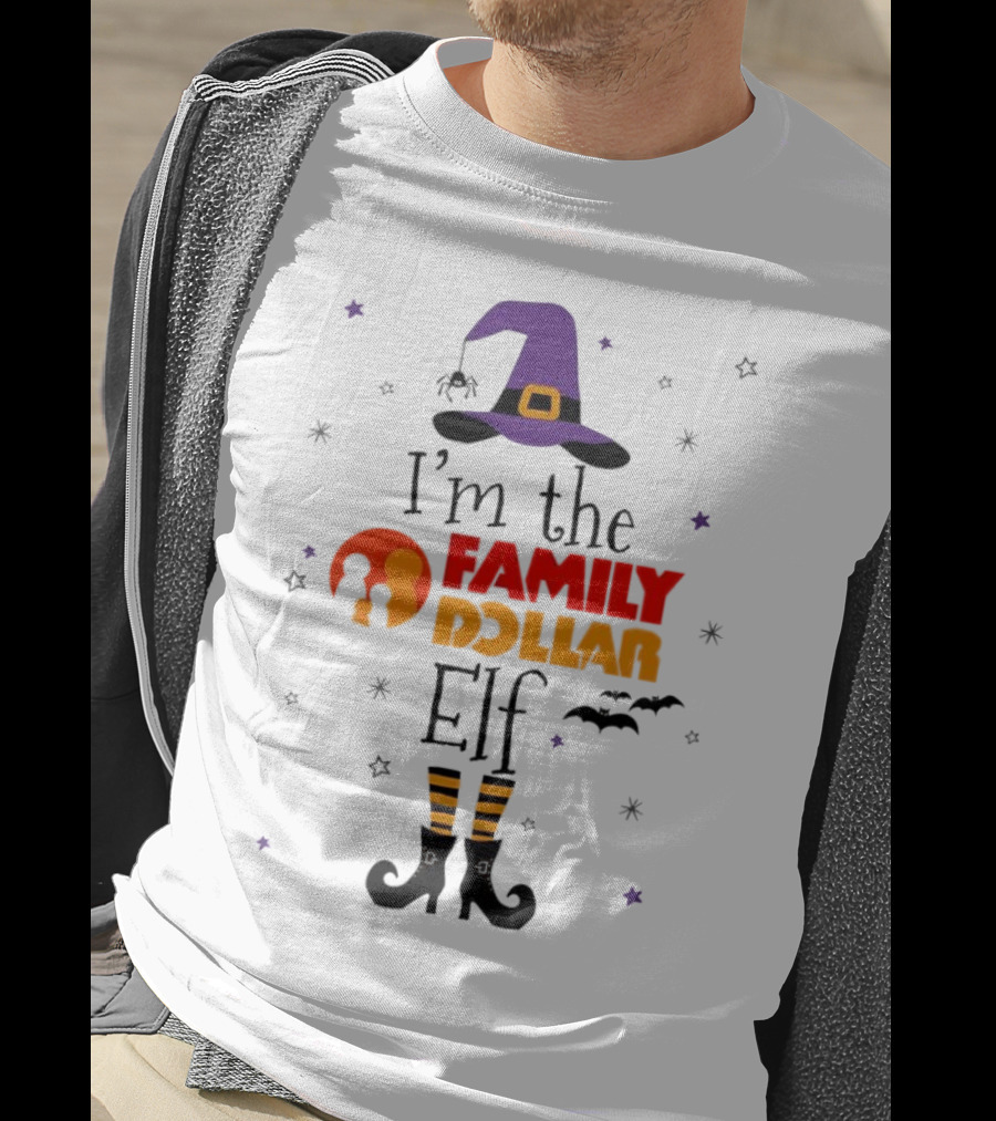 I’m The Family Dollar Elf Witch Halloween T-Shirt