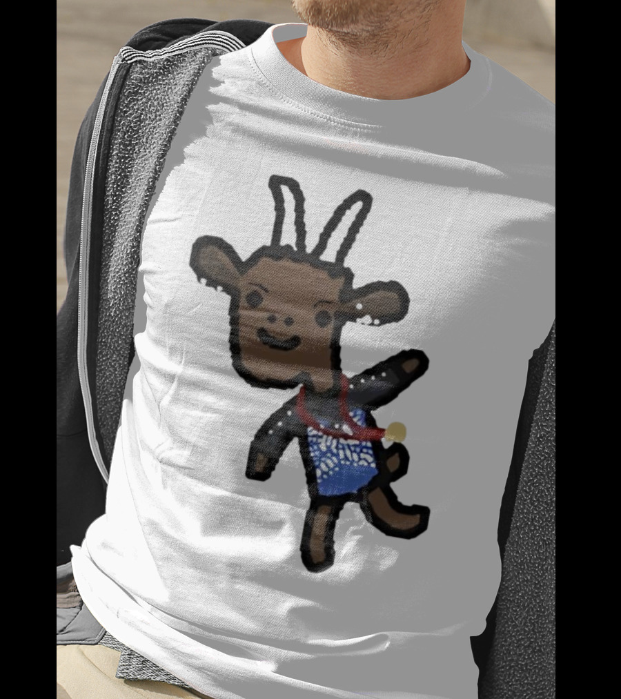 Goat Wearing Medal Inspired By Gymnastics Champion T-Shirt