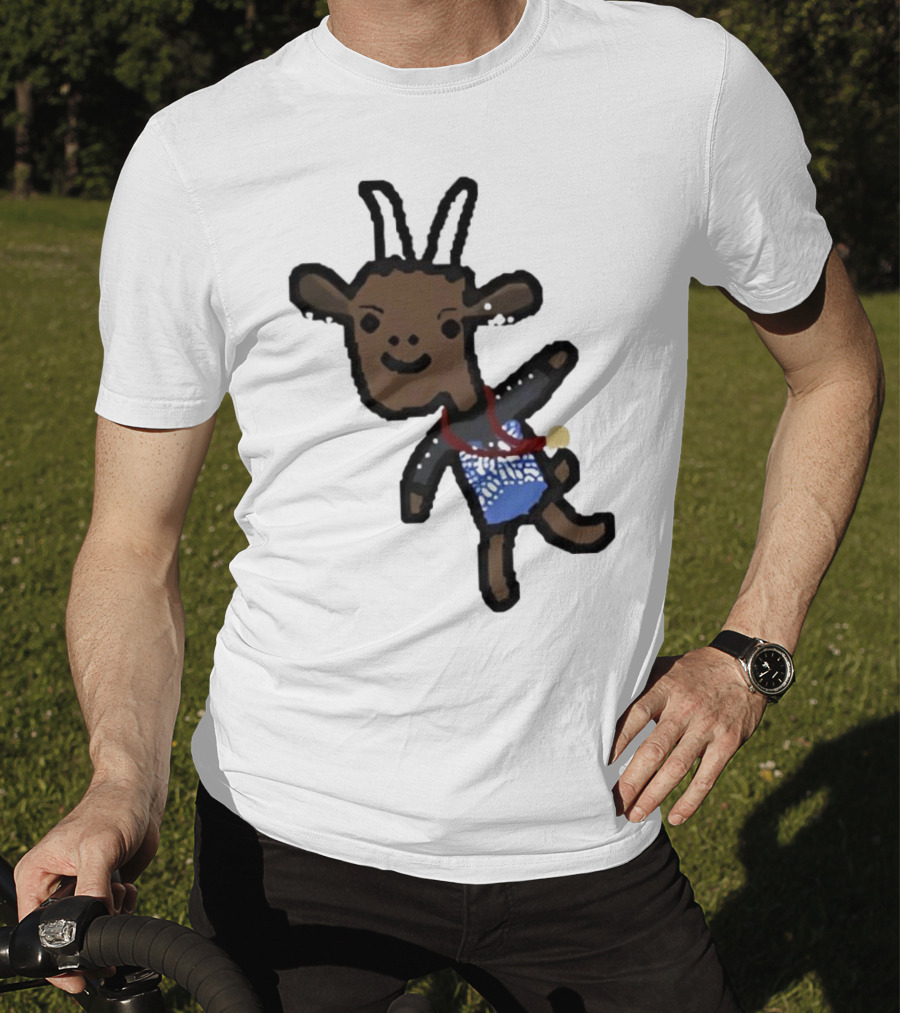 Goat Wearing Medal Inspired By Gymnastics Champion T-Shirt