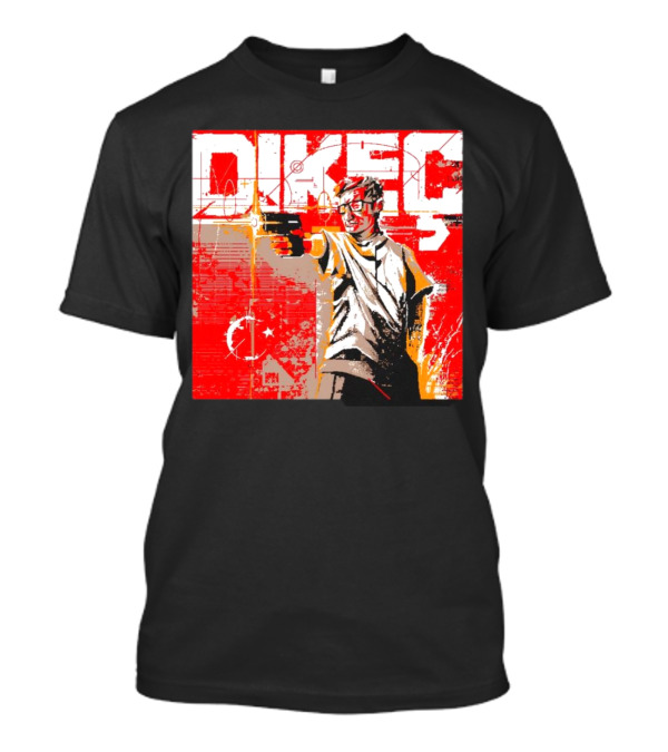 Dikeç Shooter Turkey Paris 2024 Pixel T-Shirt