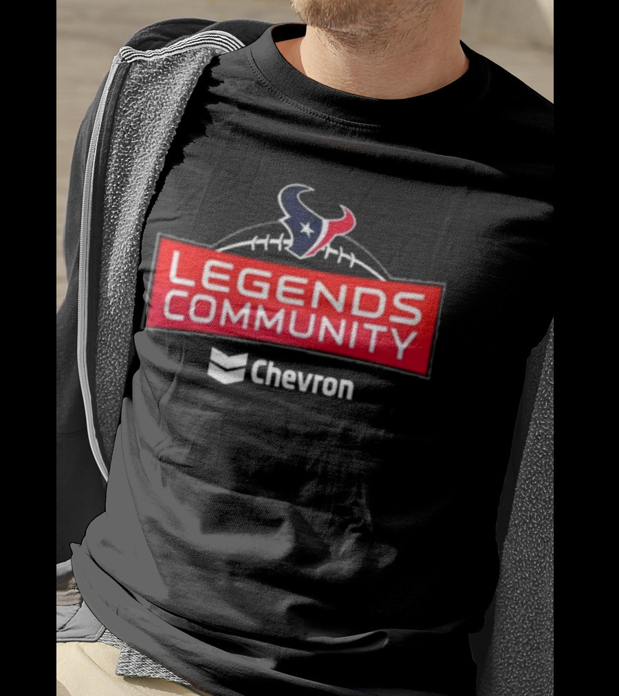 Andre Johnson Houston Texans Legends Community Chevron T-Shirt