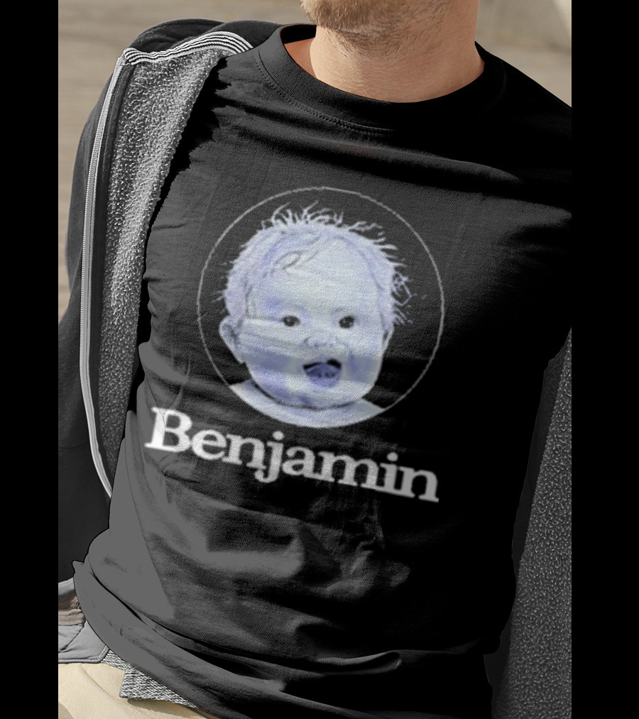 Garrett Watts Baby Benjamin Funny Sketch Drawing T-Shirt