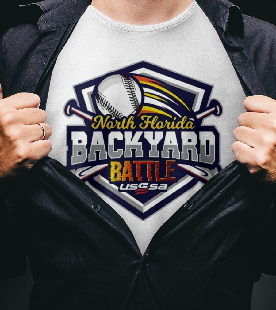 North Florida Backyard Battle Baseball USSSA T-Shirt