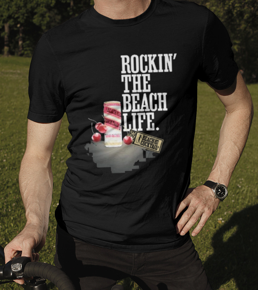 Rockin' The Beach Life Sammy Hagar Red Rocks Beach Cocktail T-Shirt